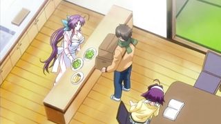 Hentai girl gives step-bro first blowjob