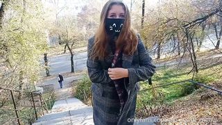 I'm walking on the street again naked under my coat