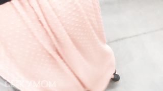 Walmart Flashing in a Sheer Skirt