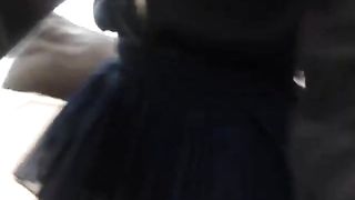 Petite blonde stepsister masturbating