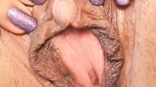 Busty MILF spreading her pussy lips for you