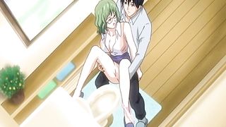 Hot public buttplug and tumble DP Hentai