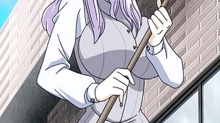 Hot public buttplug and tumble DP Hentai