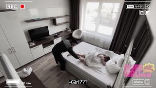 SHOCK! THE ROOM CLEANER FUCKED THE RESTING GIRL