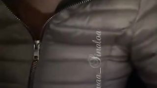 Teen fuck with stranger in a parking and eat cum