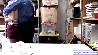 An officer ass fucking teen shoplifter