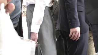 Horny Japanese old mom rides in a sexy bus in Japan Mizono Takahashi