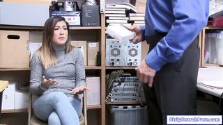 Security guard fucking teen shoplifter