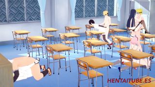 Naruto Boruto Hentai - Orgy 4 Naruto, Boruto Sasuke and Jiraya Fuck Sakura, Sarada, Hinata & Tsunade - Animation Porn 3D