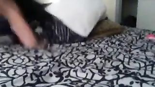 Hot Naughty Babe dildoing all of her holes