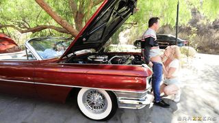 Cheating wife fuck the auto repairman