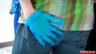 This busty hot milf is such a horny slut