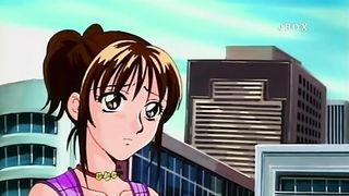 Anime pussy and ass filled with toys