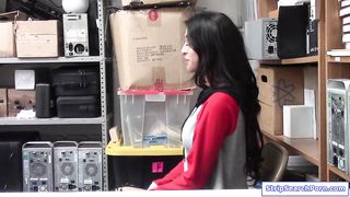 Security guard fucking teen shoplifter