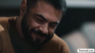 Fat dude bareback fucked by TS stepteen