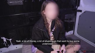 giving out money and phones