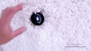 Petite 18 Cutie practices sucking cock of agent