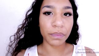 Amazing Model takes big black cock deep