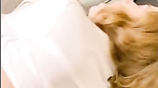 Blonde Coed fucking with teacher