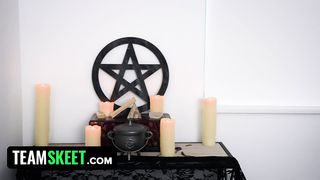 TeamSkeet -Hot Teen In Uniform Charms Her Athletic Boyfriend And Makes Him Cum Inside Her Juicy Twat