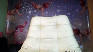 Petite stepsister sucks and fucks her toy