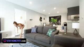 StayHomePOV - Sexy Slender Girl Bounces Her Perfect Ass On Her Boyfriend's Dick - Full Movie