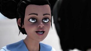 Interracial Lesbians College Sex Break - 3D Hentai