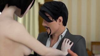 Stepdaughter Rides Dad - 3D Hentai Sex