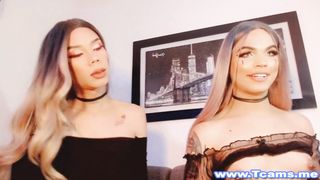 Shemale Gets Asshole Fingered by Horny Mate