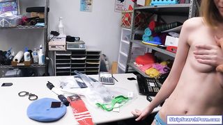 An officer ass fucking teen shoplifter