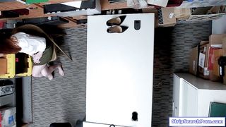 Shoplifter strips then blowjobs officer