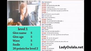 LadyOulala Playing Omegle SexGame