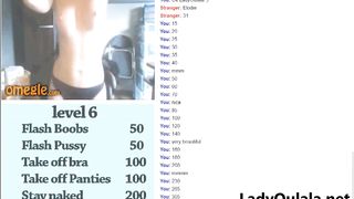 LadyOulala Playing Omegle SexGame