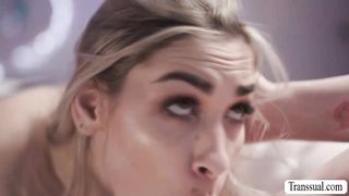 TS Gracie Jane bangs Delilah Days pussy