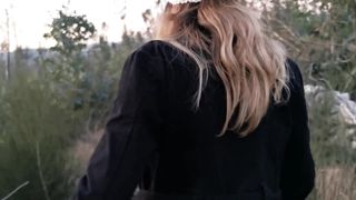 HOt Winter Outdoors Fuck Shortcut