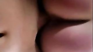 Petite amateur 18 yo teen barely handles this