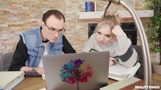 Behind their classmates backs