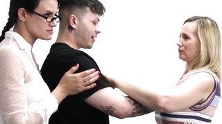 My stepmom staring at me when i in the shower