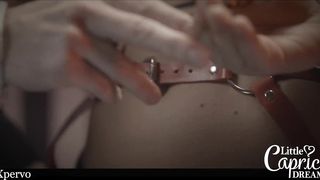 XPERVO com - HOT Blonde Lilly Bella Bound and Desperate For Two Big Cocks