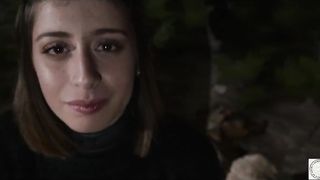 Beautiful and filthy Italian goddess Silvia Soprano gets a rough face fucking and eats ass outdoors