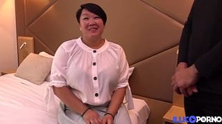 Asian milf Celine gets her ass fucked at the hotel where she works