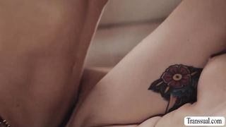 TS stepteen bangs tattooed milf stepmom