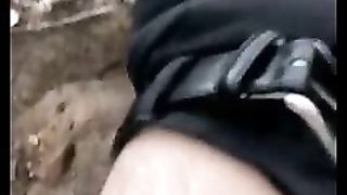 POV amateur fucking outdoor