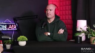 Busty pornstar joins the podcast