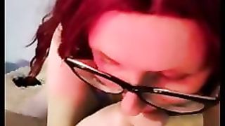 Nerdy in glasses in Las Vegas