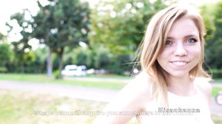 Got orgasm from Lovense and suck dick on the street in front of passers-by