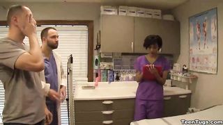 Sexy nurse cum extraction