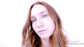 Russian babe gets her tight ass fucked in studio