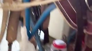 Fingering pussy at the farm