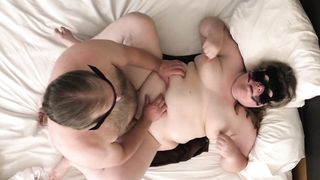 Belly button fingering while pussy fucking.